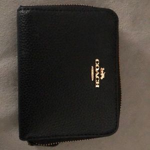 Coach leather wallet, small size. Gentle used